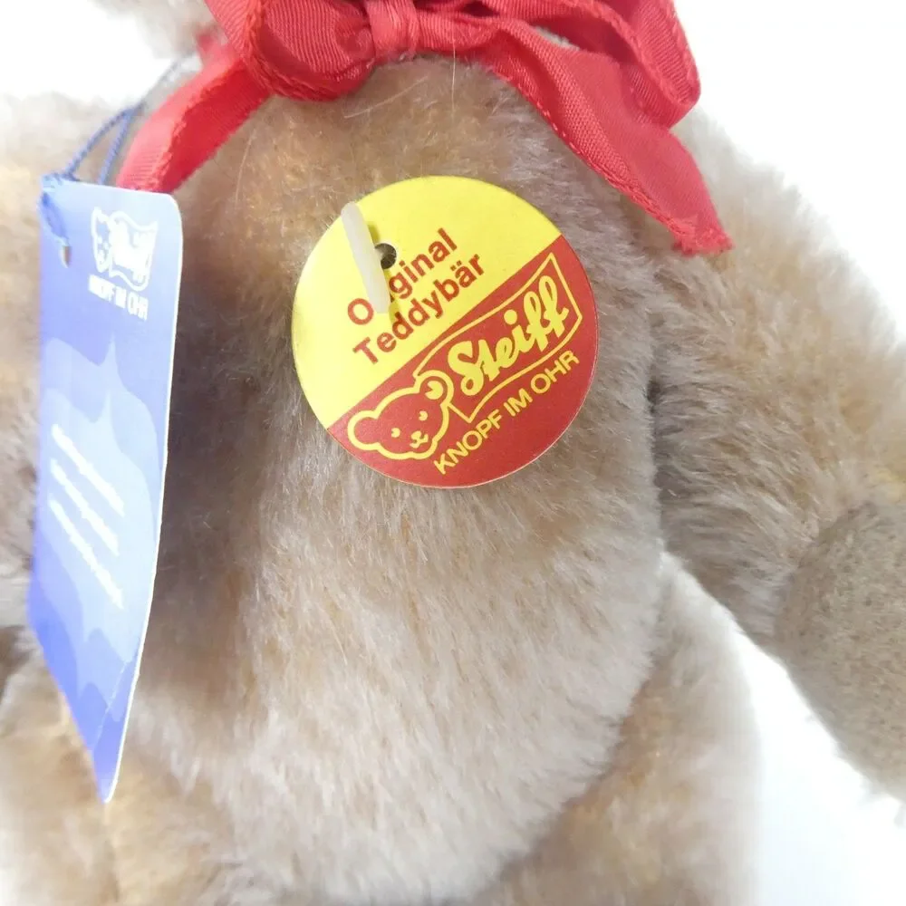 Steiff Teddy Bear Mohair Jointed NWT Vintage 10